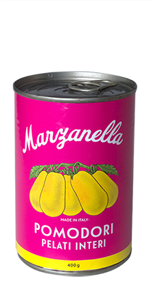 Geschälte gelbe Tomaten Marzanella